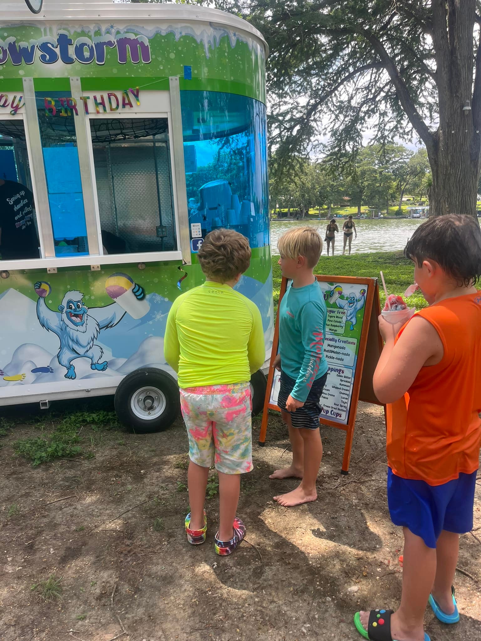 A birthday party at Camp Willow